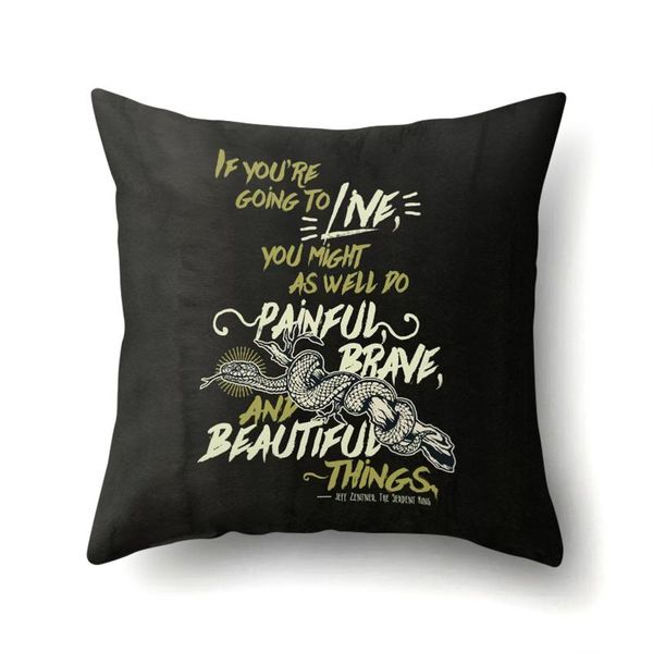 

cushion/decorative pillow one side print cushion cover polyester decorative for sofa seat soft throw case 45x45cm vintage black color