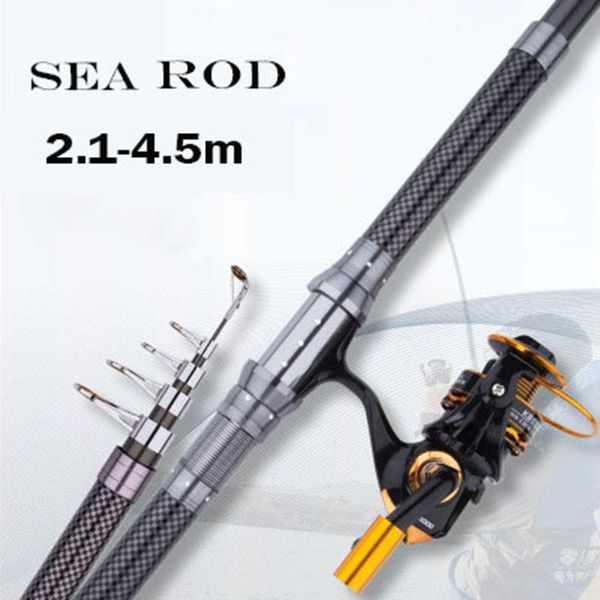 

carbon casting rod 2.1/2.4/2.7/3.0/3.6/3.9/4.2/4.5m spinning sea fishing carp feeder pole boat rods