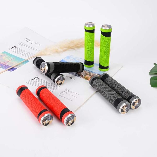 

bike handlebars &components motsuv 1 pair bicycle silica gel handlebar grips mtb removeable plastic ultralight anti-skid soft end plug handl