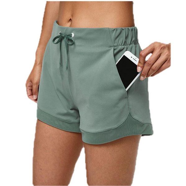 

yoga outfit loose sports shorts women summer breathable quick dry net yarn gym tummy control workout running casual