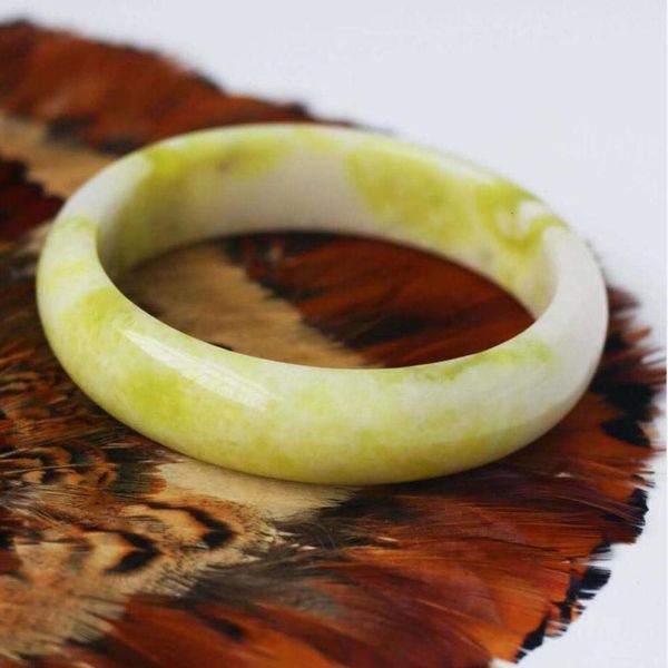 

ss 56-64mm natural afghan white jade handmade bracelet, Black