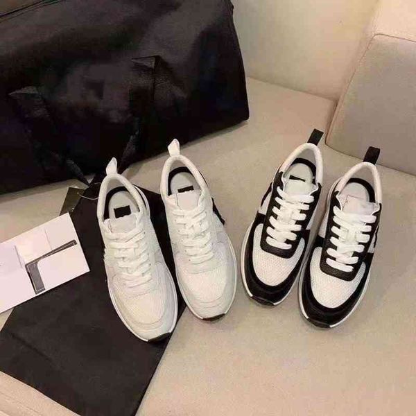 

official website 70% off outlet mesh sports shoes women's new running breathable casual versatile lace up flat, Black