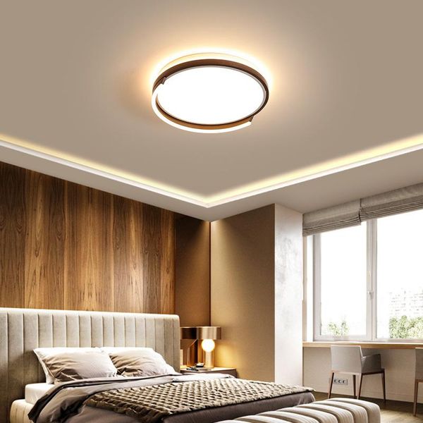

ceiling lights modern luminaria led mounted lighting fixtures wrought iron panel ac85-265v living room bedroom