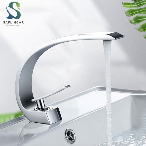 

bathroom sink faucets chrome basin single handle polished gold cold mixer taps deck mount washbasin crane 8mvy