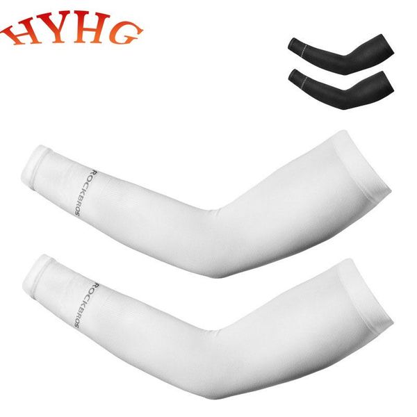 

elbow & knee pads hyhg cycling gloves bike summer sunscreen ice silk sleeves arms for motorcycle korean fashion outdoor sports accessories u, Black;gray
