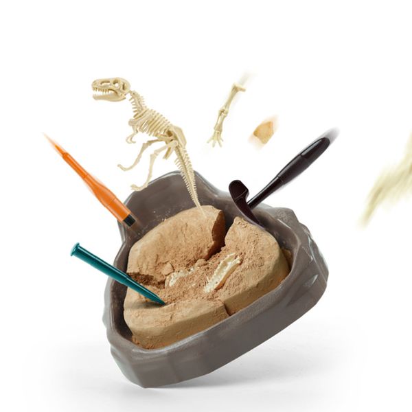 

kid students diy dinosaur fossil archaeological excavation learning toys boys and girls fossil archaeological excavation gifts