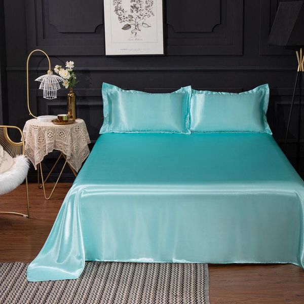 

bedding sets summer icy bed sheet thin section textile home bedroom bedspread covers double/king with 2pcs pillowcase f0492