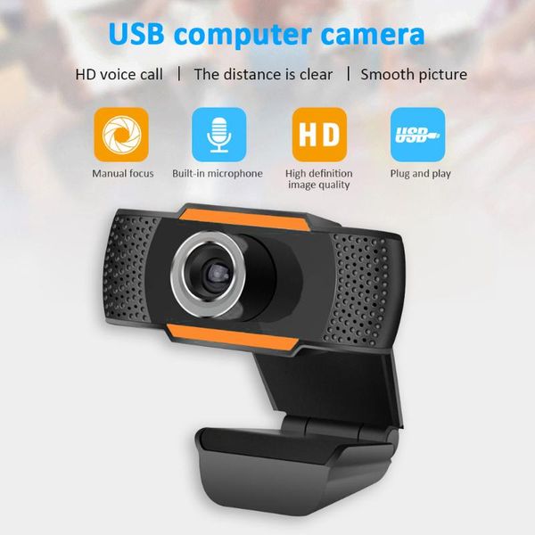 

webcams hd 720p 1080p webcam spring cable driver web camera built-in microphone usb for office caring computer supplies