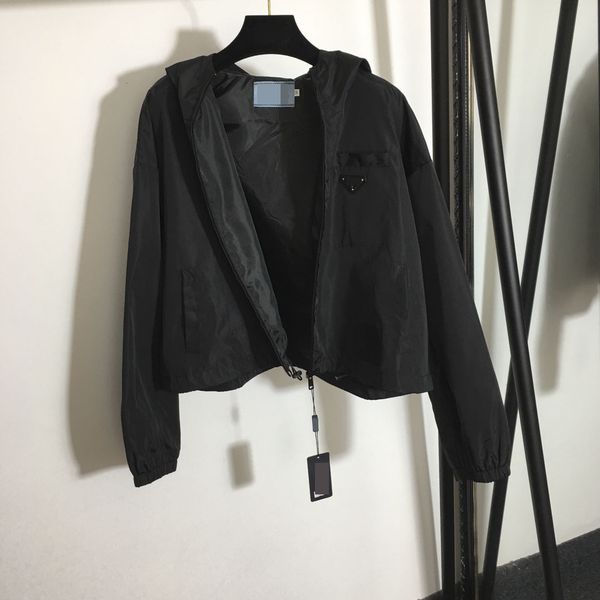 

Women's Leather & Faux 315 2021 Spring Summer Same Style Long Hooded Black Cardigan Coat Women Clothes meiyi 4X7Y