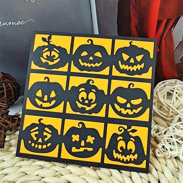 

painting supplies suitable for halloween series metal cutting die diy scrapbook 3d creative relief greeting card decoration pumpkin 2021