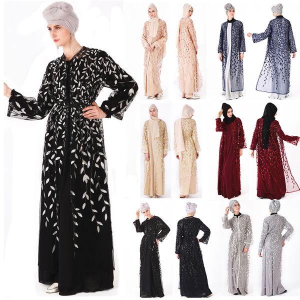 

kaftan dubai abaya turkey islam kimono cardigan muslim fashion hijab dress abayas for women european caftan clothing, Red