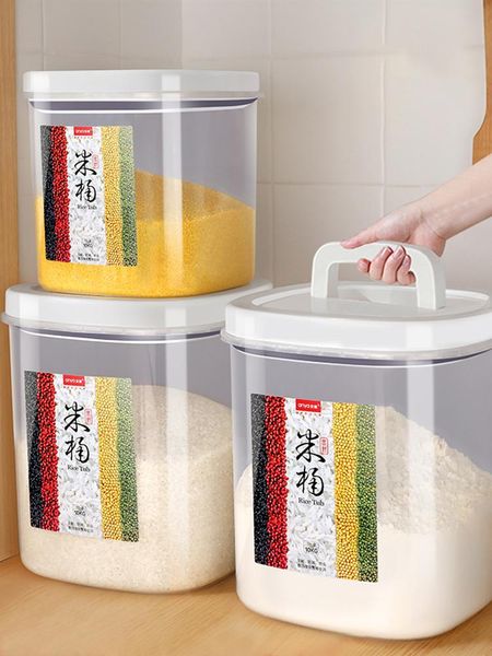 

storage bottles & jars joybos rice bucket insect and moisture-proof sealed 10/20 kg noodle flour tank household jbs53