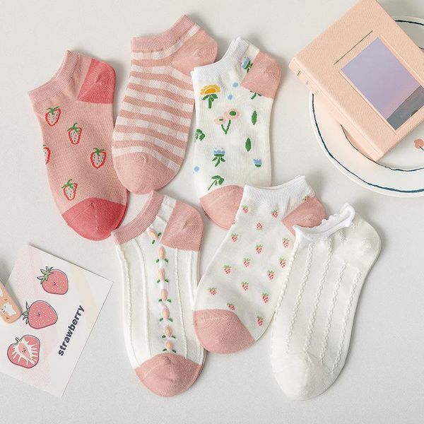 

socks & hosiery plaid dot print women's college style japanese kawaii cute ankle for women harajuku vintage streetwear, Black;white