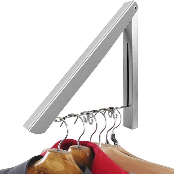 

hangers & racks wall mounted retractable clothes drying rack folding collapsible triangular cloth storage laundry room indoor outdoor hang r