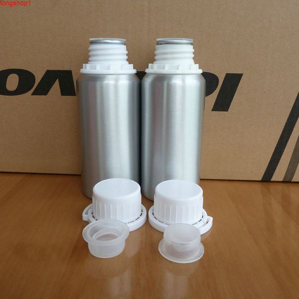 20 pz/lotto 250ml Bottiglie di Alluminio Strumenti di Trucco Olio Essenziale Liquido Vaso Cosmetico Filettatura Chimica Containerhigh qty