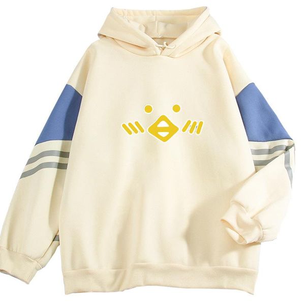 

women's hoodies & sweatshirts kpop winter fleece warm hoodie kawaii printed harajuku sweatshirt casual loose sportswear pullover coat a, Black