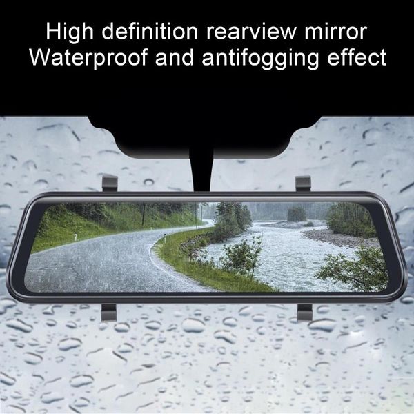 

inch car dvr full hd rearview mirror camera dash cam drive recorder accessory 144 degree wide angle accessories dvrs