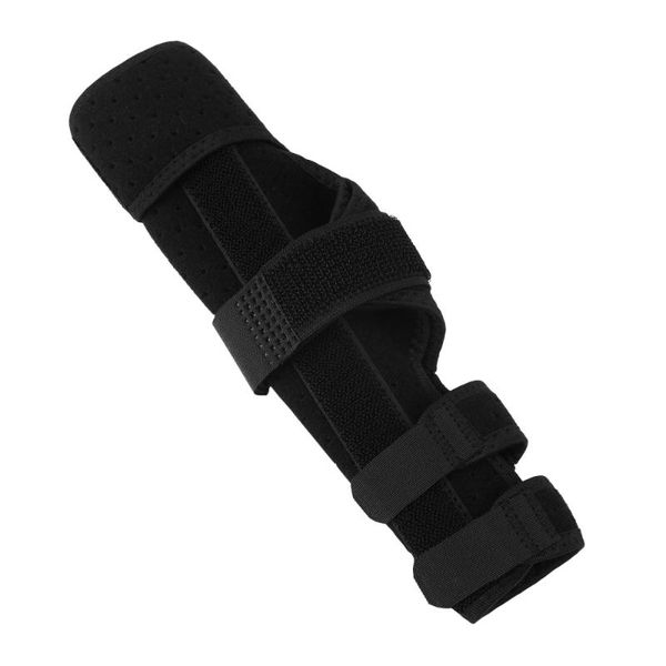 

wrist support finger splint brace fracture stabilizer protector, Black;red