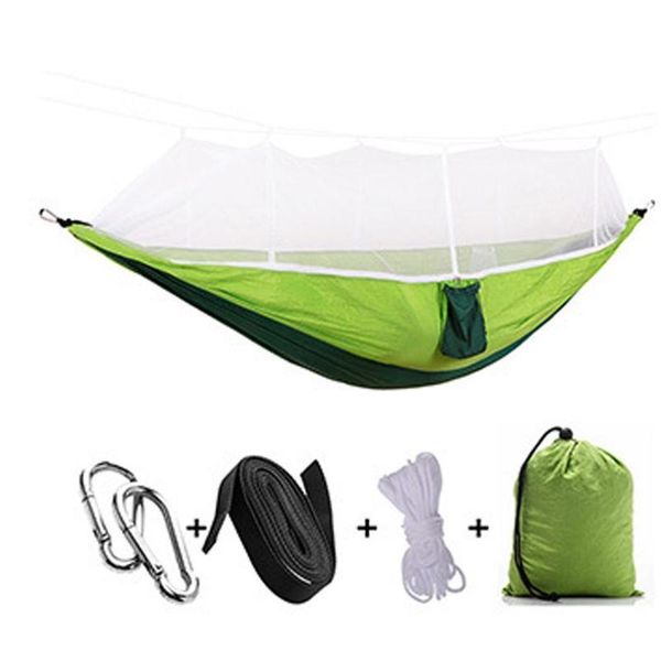 

hammocks outdoor hanging hammock with mosquito net hiking all season solid 200kg travel camping tent 2 person