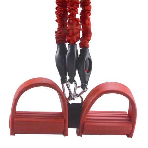 

multi function tension rope strong fitness resistance bands latex pedal women men sit up pull ropes yoga equipment stripes