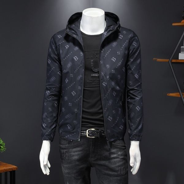 

the fine fleece hoodies men's hooded jacket in spring 2021 11, Black