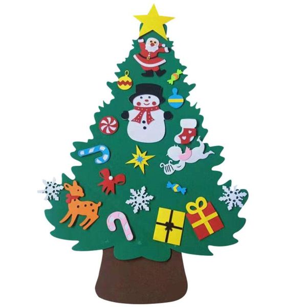 

christmas decorations diy felt tree hanging ornaments for xmas gifts