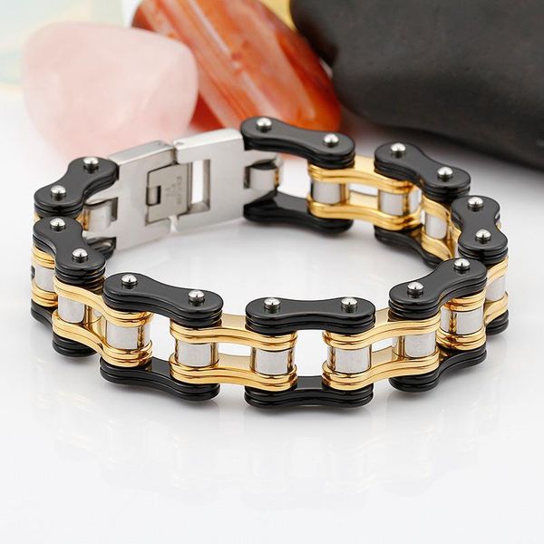 

link, chain jewelry wholesale bicycle bracelet men's, Black