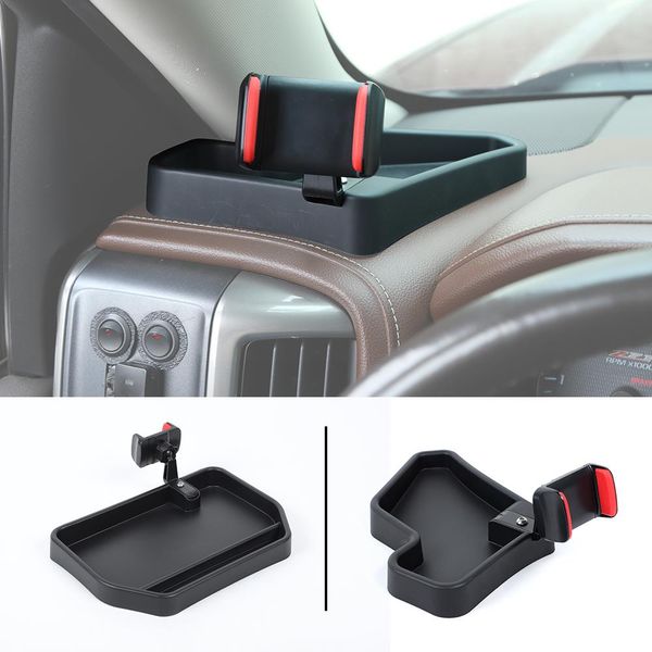 

dash phone holder storage tray for 14-18 chevy silverado gmc sierra accessories