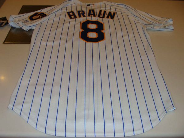 

custom ryan braun jersey baseball men women kids youth baseball jersey, Black