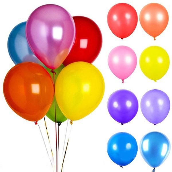 

party decoration 20-100pcs 10inch balloons multi color latex pearl helium balloon for wedding happy birthday christmas home decorations