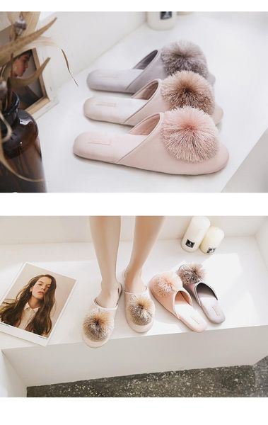 

cute women slippers home indoor house shoes summer ladies slides, Black