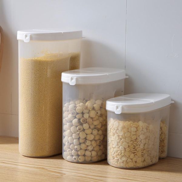 

storage bottles & jars creative kitchen supplies grains household appliance pp food box plastic clear container set with pour w