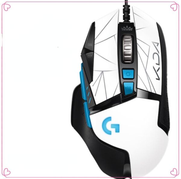 

mice hero league of legends kda women's group customized wired gaming mouse