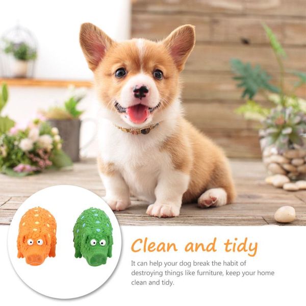 

cat toys 2pcs squeaky dog latex interactive funny lovely set