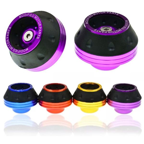 

parts universal wheel protection motorbike crash cup 4 color protector motorcycle protect motocross pad frame slider