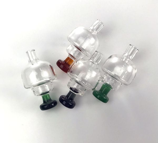 Múltiplos acessórios para fumantes de ferramentas DAB 4 Caps de carboidratos de bong de vidro coloridos para quartzo Banger Nails Oil Dab Rigs Tobacco Acessório DCC23