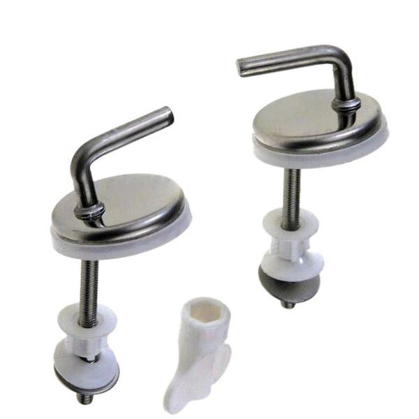 

bath accessory set 2pcs toilet cover hinge seat fix fitting stainless steel back to wall replacement