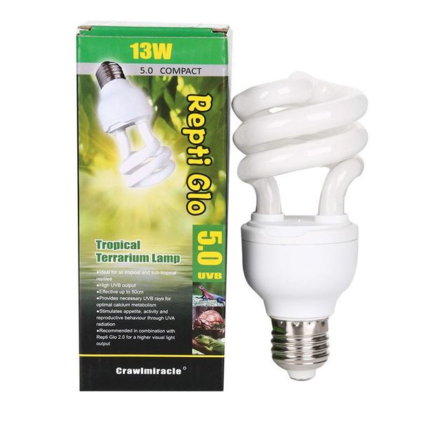 

party decoration ly 5.0 10.0 uvb 13w reptile light bulb uv glow lamp for vivarium terrarium tortoise es-e27 energy saving lamps