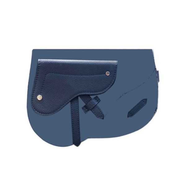 

women men single shoulder messenger bag fashion mini size saddle handbag leather cross body handbags shoulders purses wallet 2 colours cross