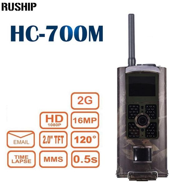 

hunting cameras hc-700m camera 2g mms gprs trail wild cam night vision motion trap camcorder