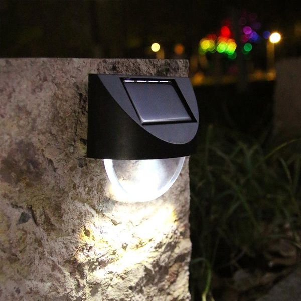 

solar lamps led light deck fence outdoor garden lights street lamp stair step
