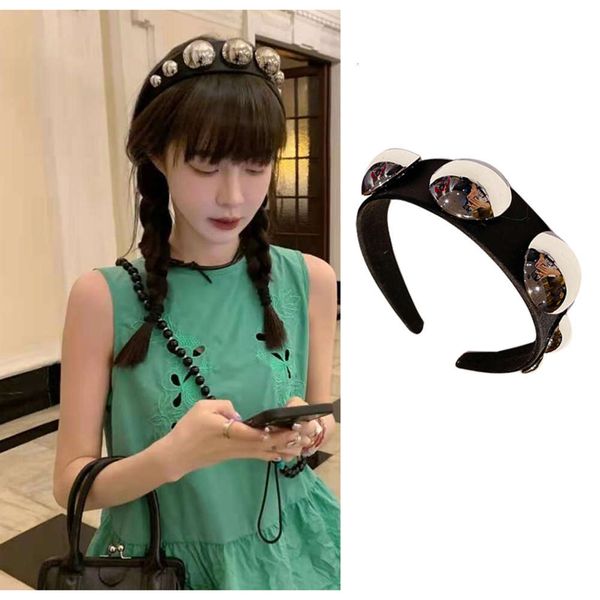 

same hoop exaggerated simple size semi-circular ball fashion net red, Black;brown