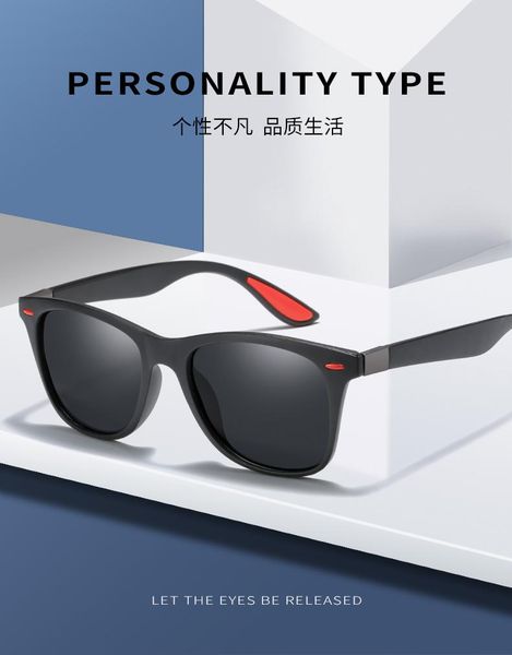 

sunglasses p21 men's jdian leisure sunglasses, polarized outdoor driving sports glasses, White;black