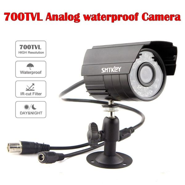 

cameras wide view hd 700tvl cmos color night vision ir-cut filter 3.6mm lens 24led waterproof ir camera video infrared analog