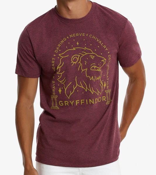 

Harry Potter GRYFFINDOR SKETCH T-Shirt NEW Official, White;black