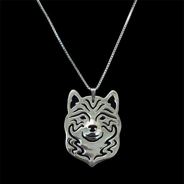 

pendant necklaces lovers' alloy dog and shiba inu drop, Silver