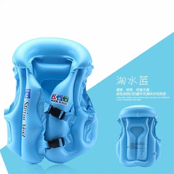 

swimming suit inflatable large, medium pvc and small children's life jacket buoyancy vest, White;black