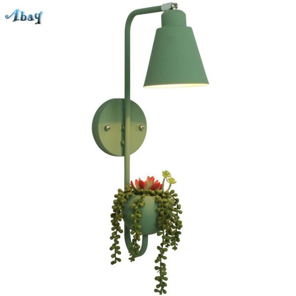 

wall lamp nordic modern plant lamps bedroom bedside light dining table room living area background hanging decor fixtures