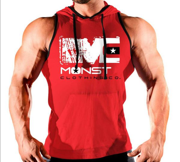 

2019 solid summer sleeveless Mens summer Bodybuilding Tank Tops Gym T-Shirt Muscle Sports Fitness Vest, White;black