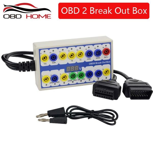 

diagnostic tools obd2 tool auto car break out box obdii obd breakout protocol detector interface monitor